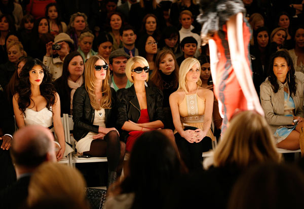 How to Get Invitations for Paris Fashion Week, front row at fashion show, cmt